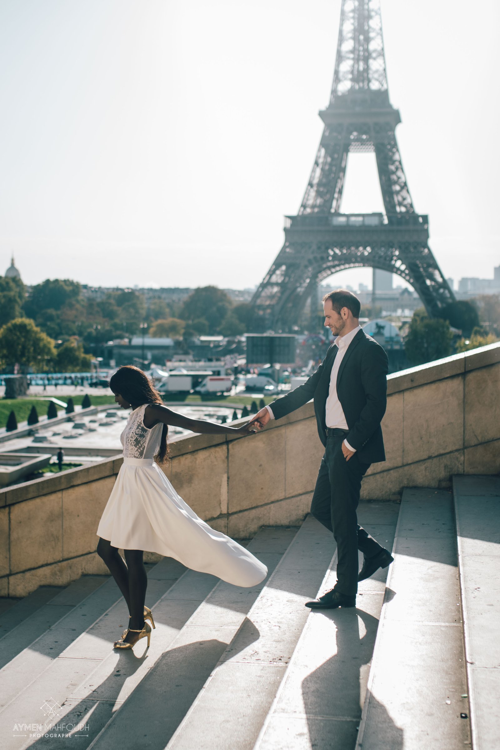 Une shooting photo de couple à Paris